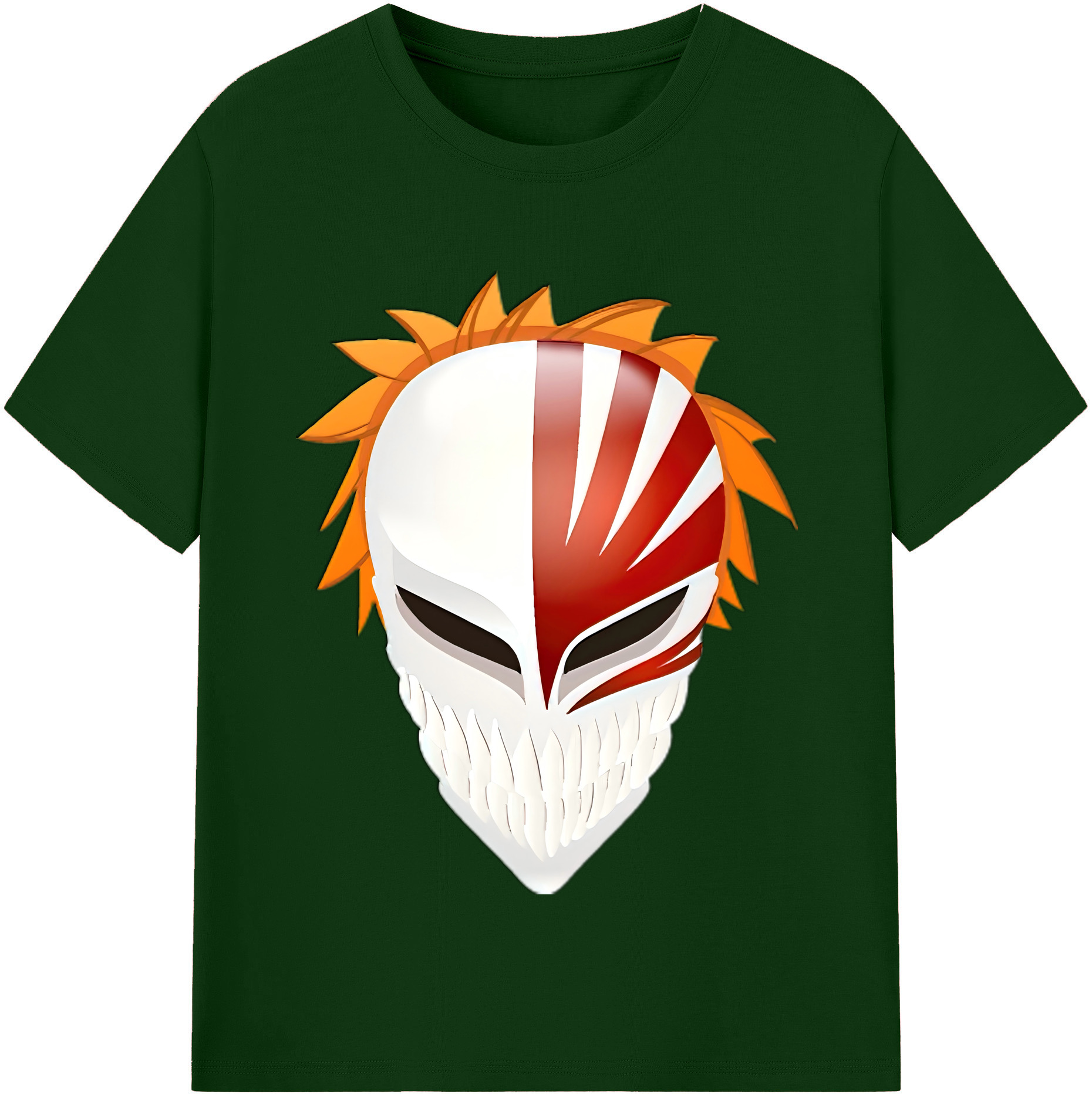 （画像用） ブリーチ 黒崎一護（くろさき いちご）BLEACH Kurosaki Ichigo 綿100％半袖Tシャツ（フロントプリント）